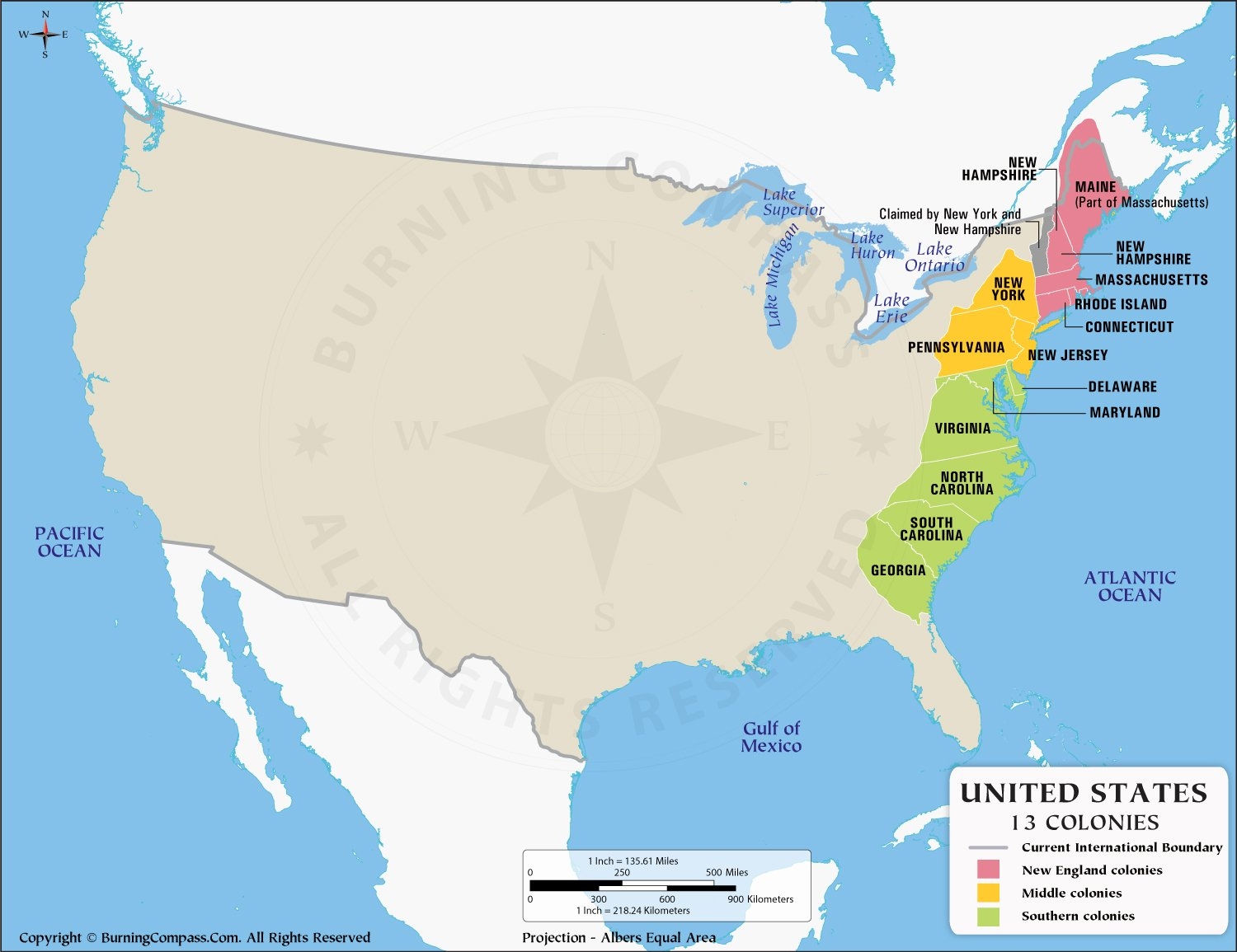 13 Colonies Map Labeled 13 Original Colonies Map Thirteen Colonies Map