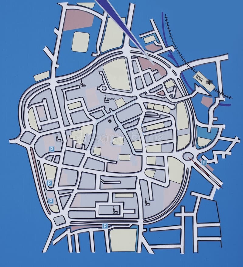 Printable Blank City Map Template