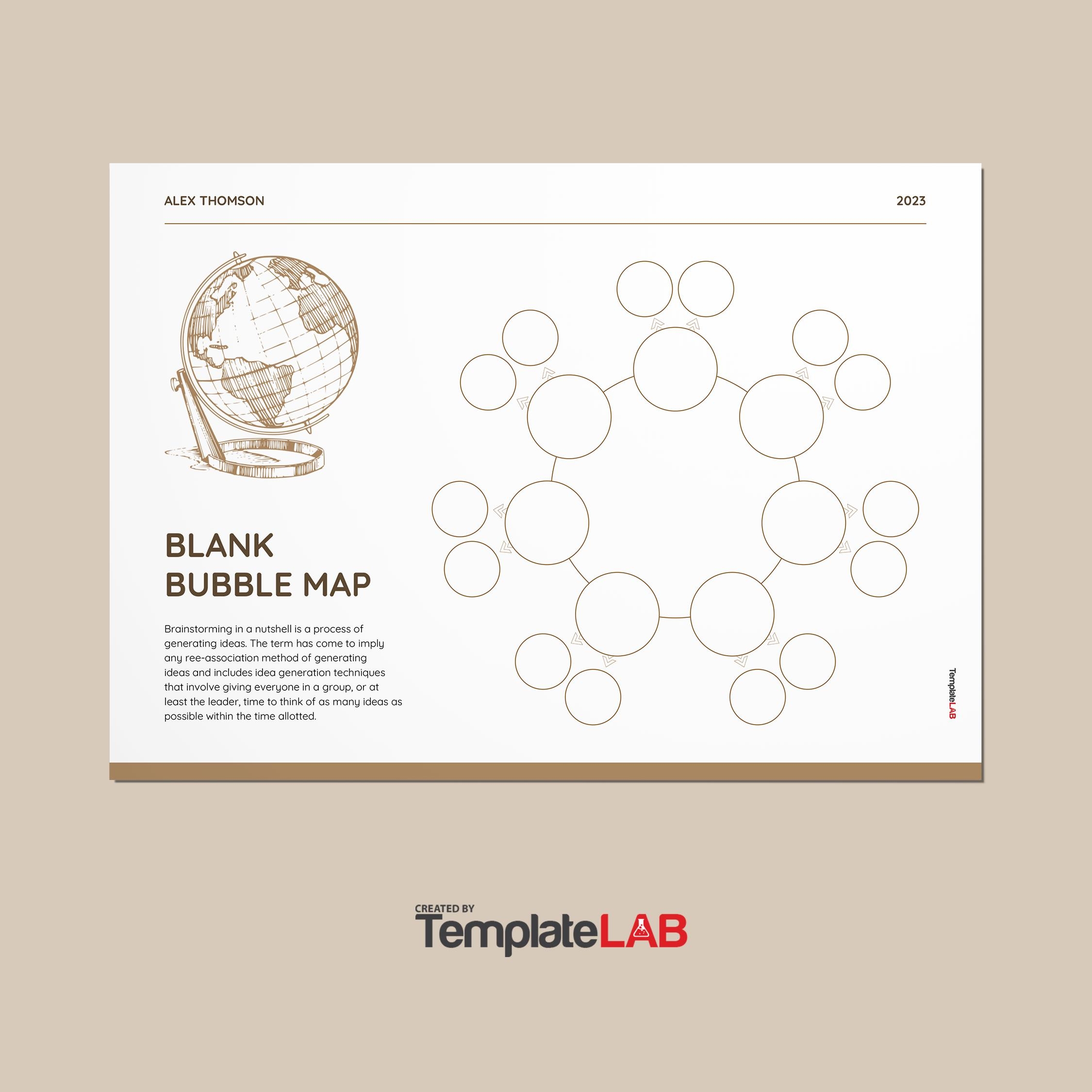 39 Printable Bubble Map Templates Word PDF PowerPoint 