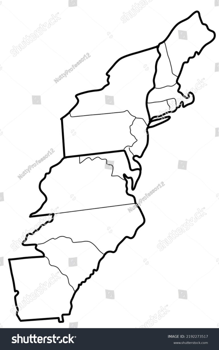 42 13 Colonies Map Royalty Free Images Stock Photos U0026 Pictures