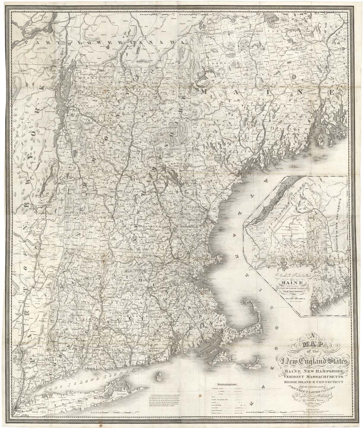 Map Of New England Printable