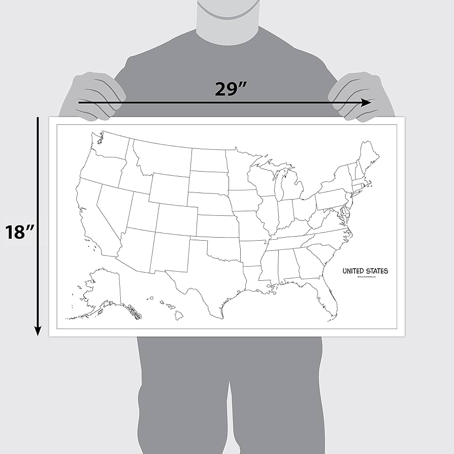 United States Map Blank Printable Free