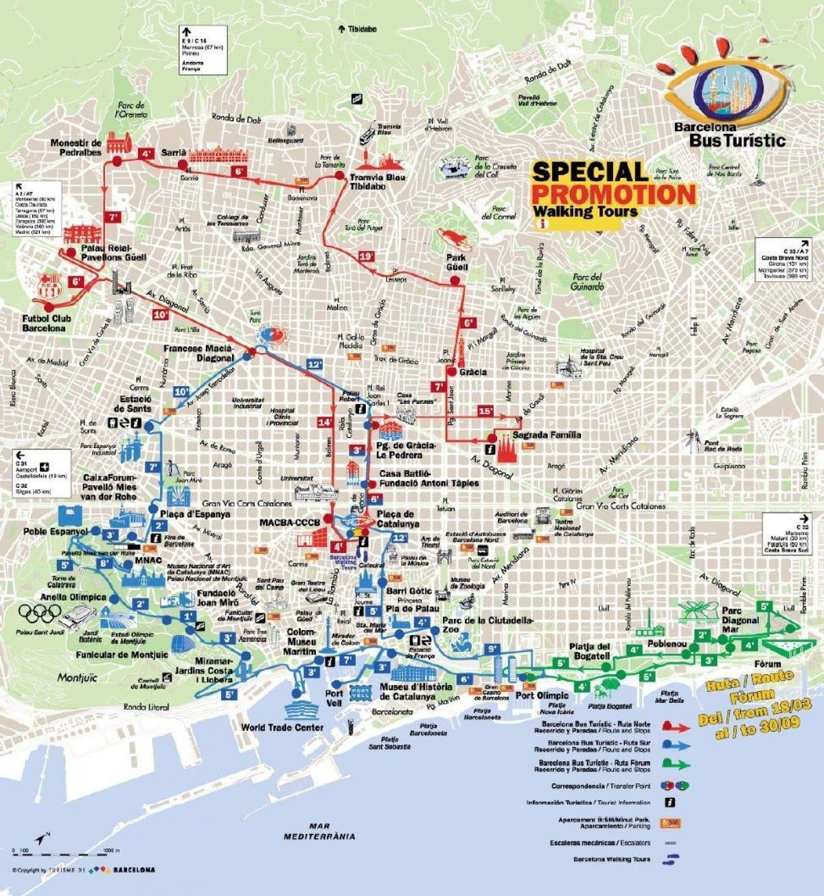 Barcelona City Map Printable
