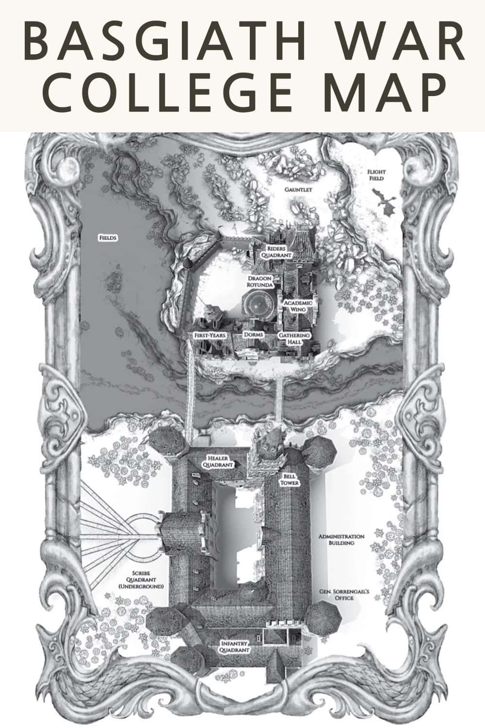Fourth Wing Map Printable