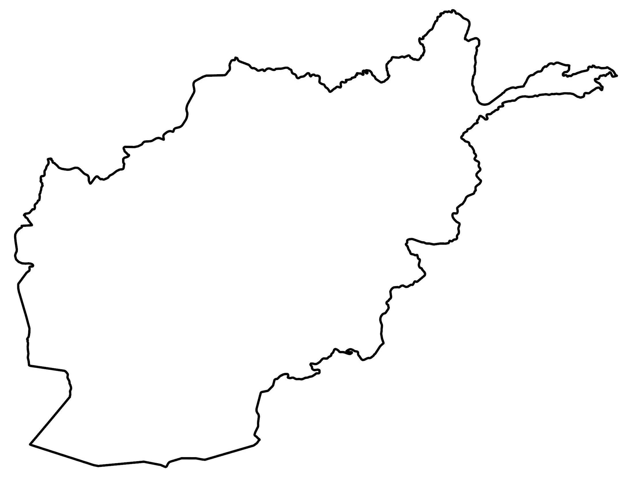 Free Blank Printable Map Of Asia