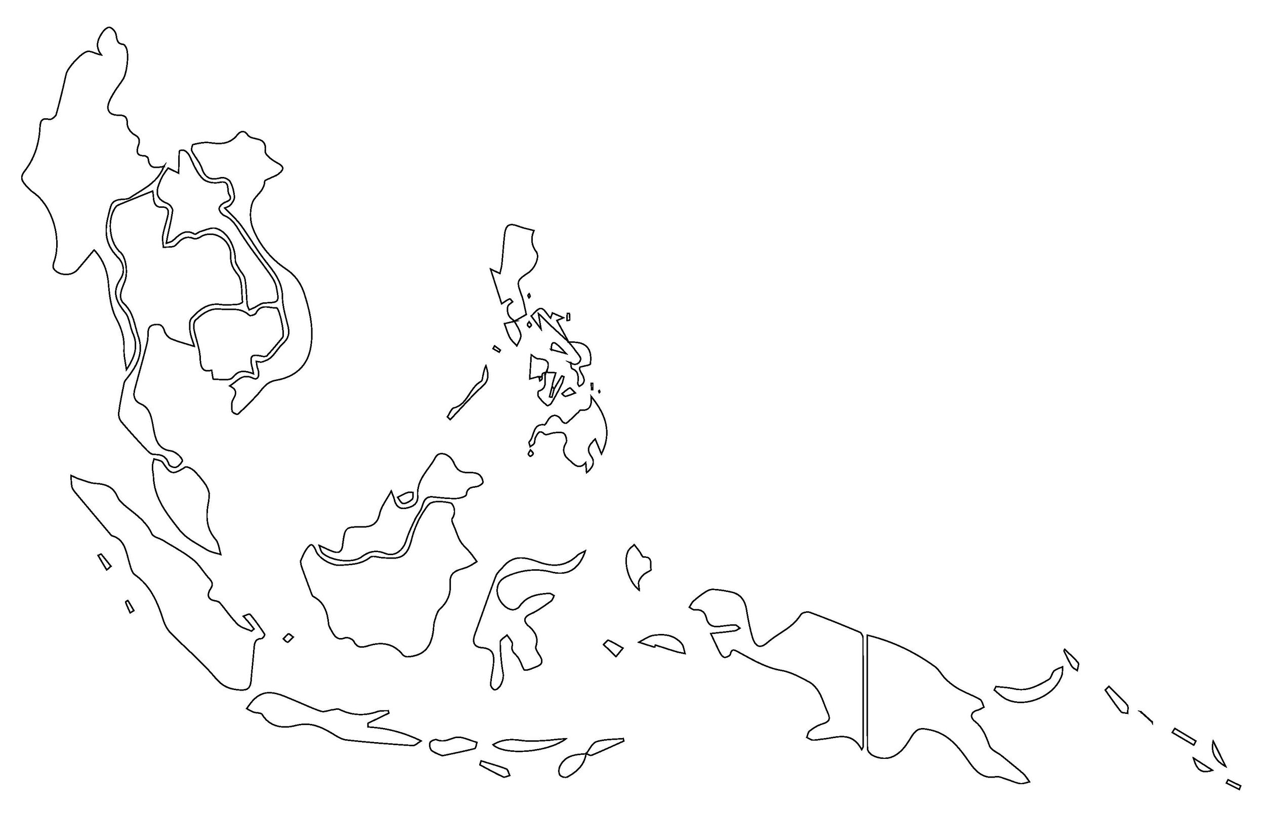 Printable Southeast Map