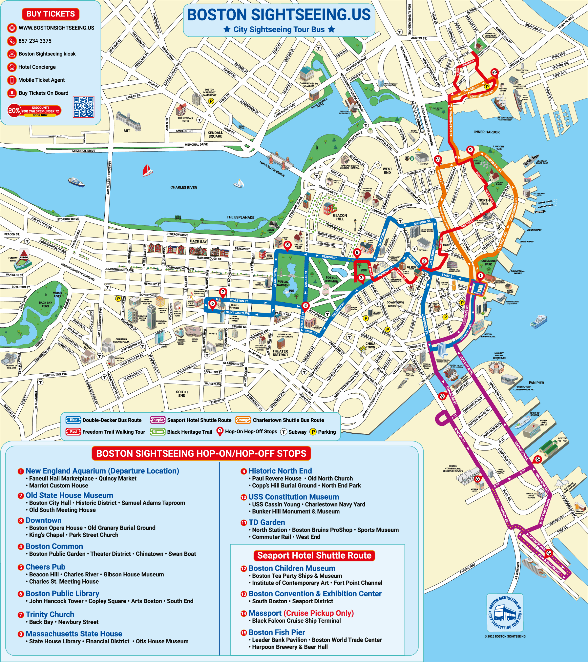 Boston City Map Printable