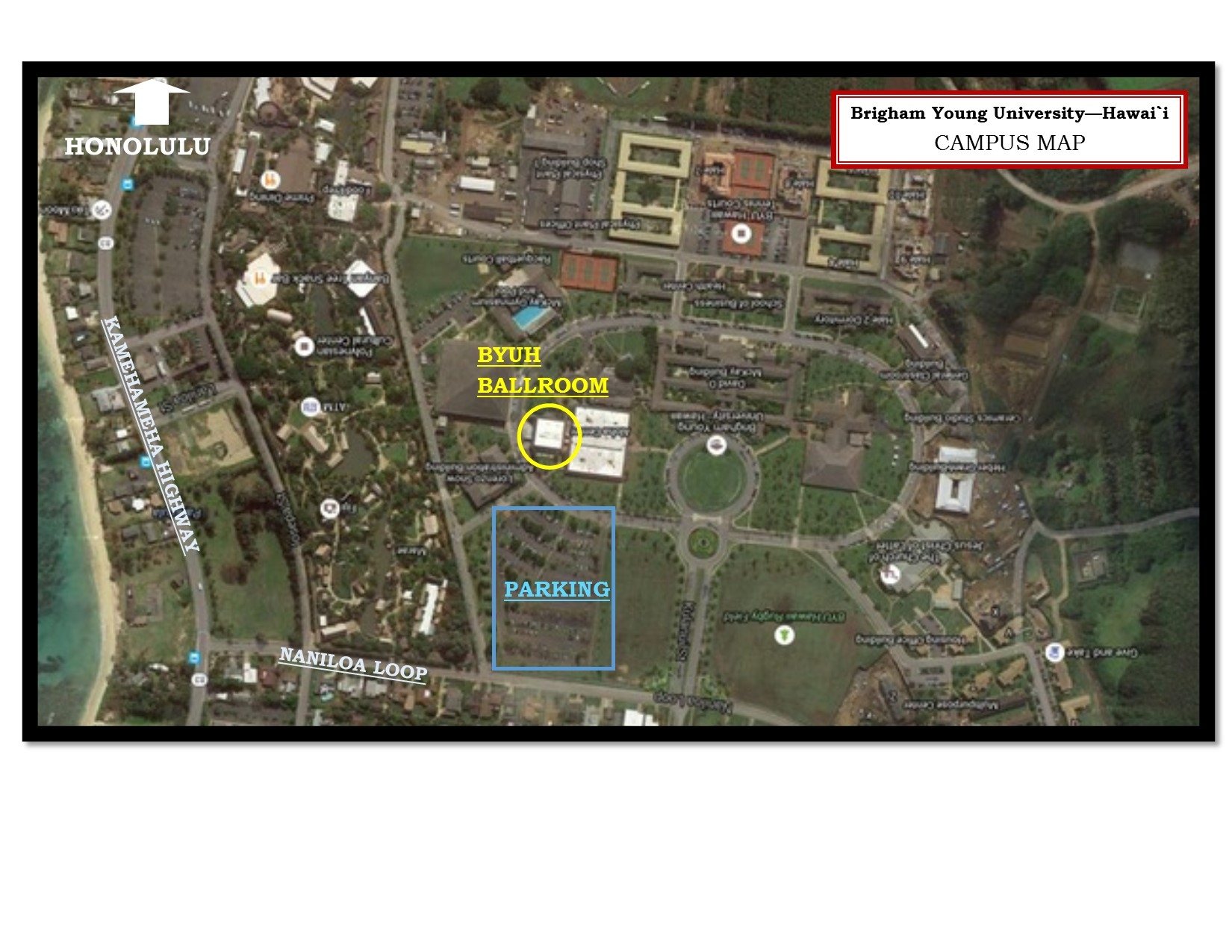 BYUH Campus Map Association Of Hawai i Archivists