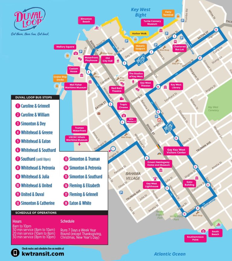 Car Free Key West Maps U0026 Guides Car Free Key West