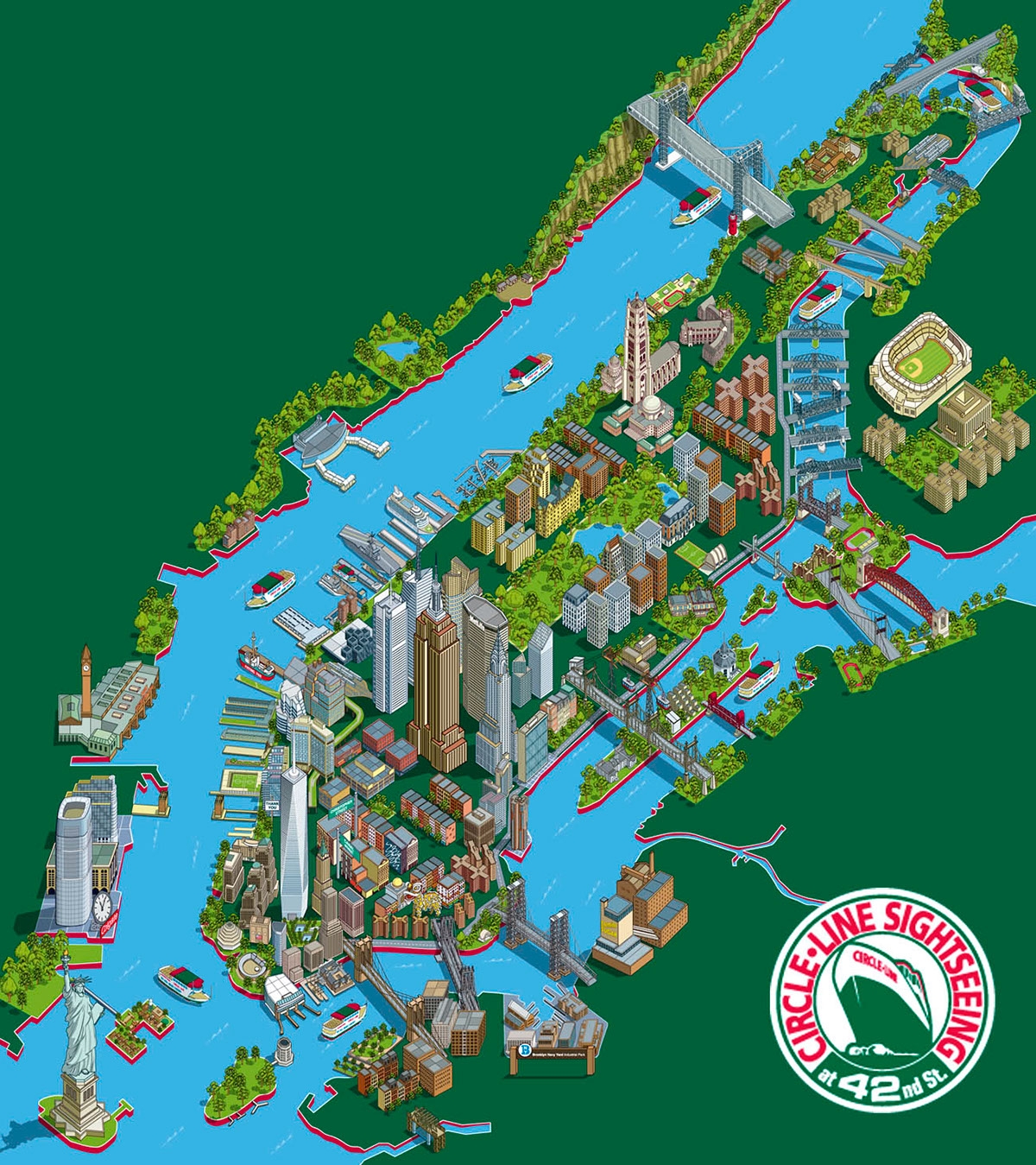 New York Sightseeing Map Printable