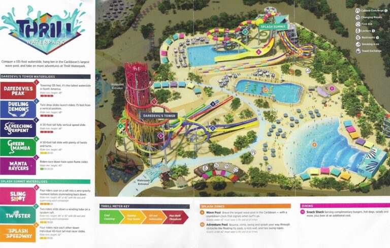 Coco Cay Island Brochure For December 2019 This Is The Thrill Water Park Map and A Little Bit Of The Legend Picture Of Coco Cay Berry Islands Tripadvisor