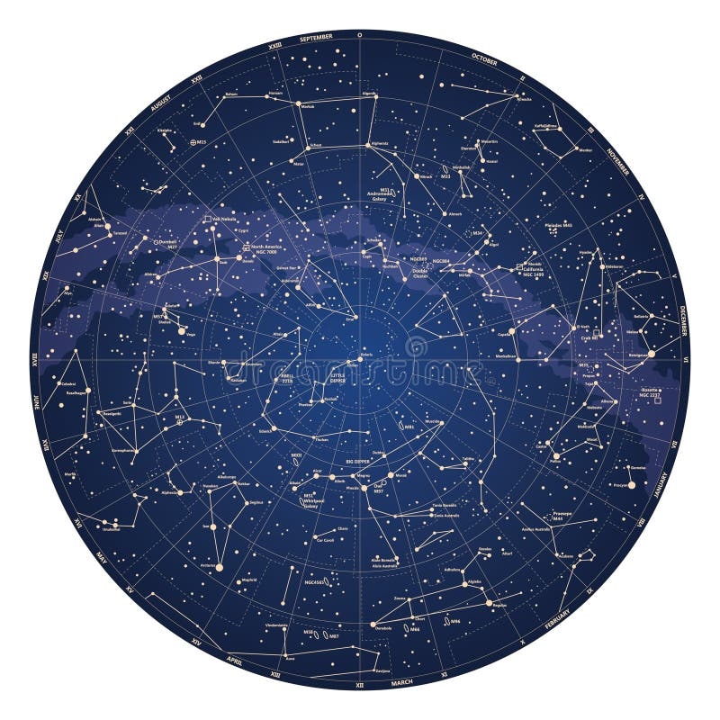 Printable Map Of The Constellations