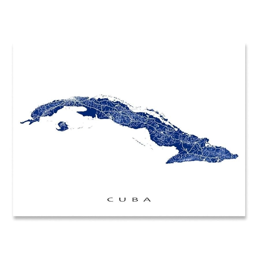 Printable Cuban Map