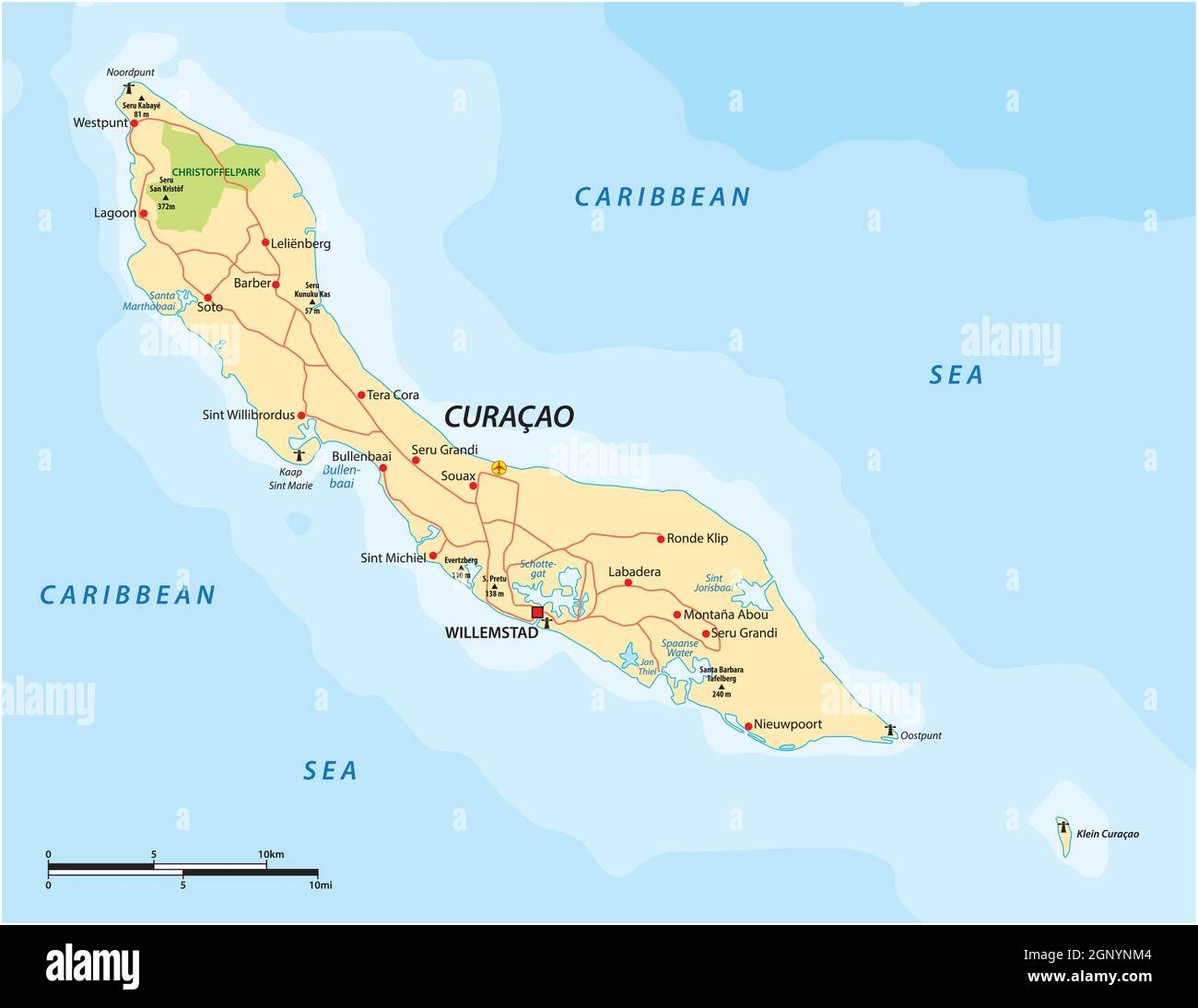 Curacao Map Hi res Stock Photography And Images Alamy