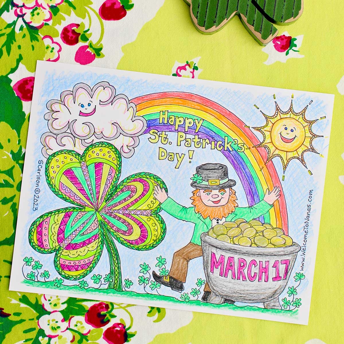 Leprechaun Map Printable