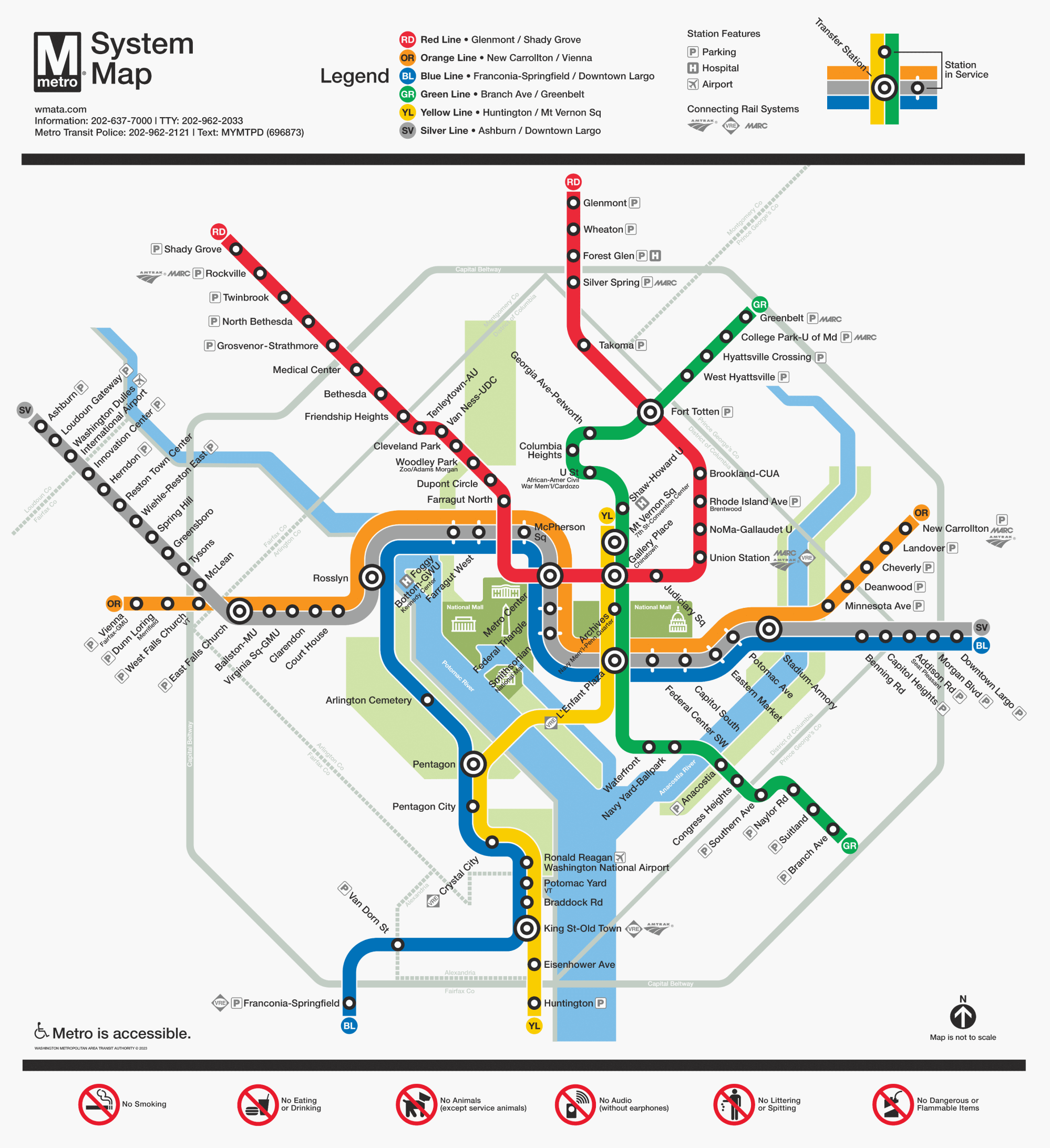 DC Metro Map Your DC U0026 Metro Map Guide