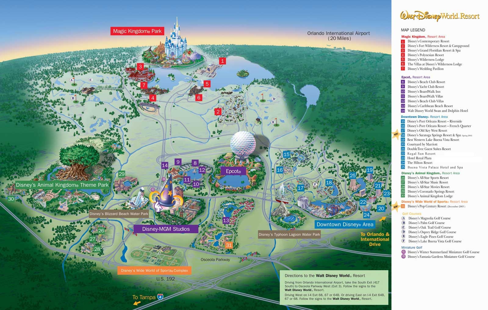 Disney Magic Maps Of Walt Disney World