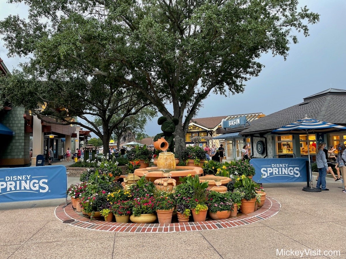 Disney Springs Map At Walt Disney World Resort Printable PDF 