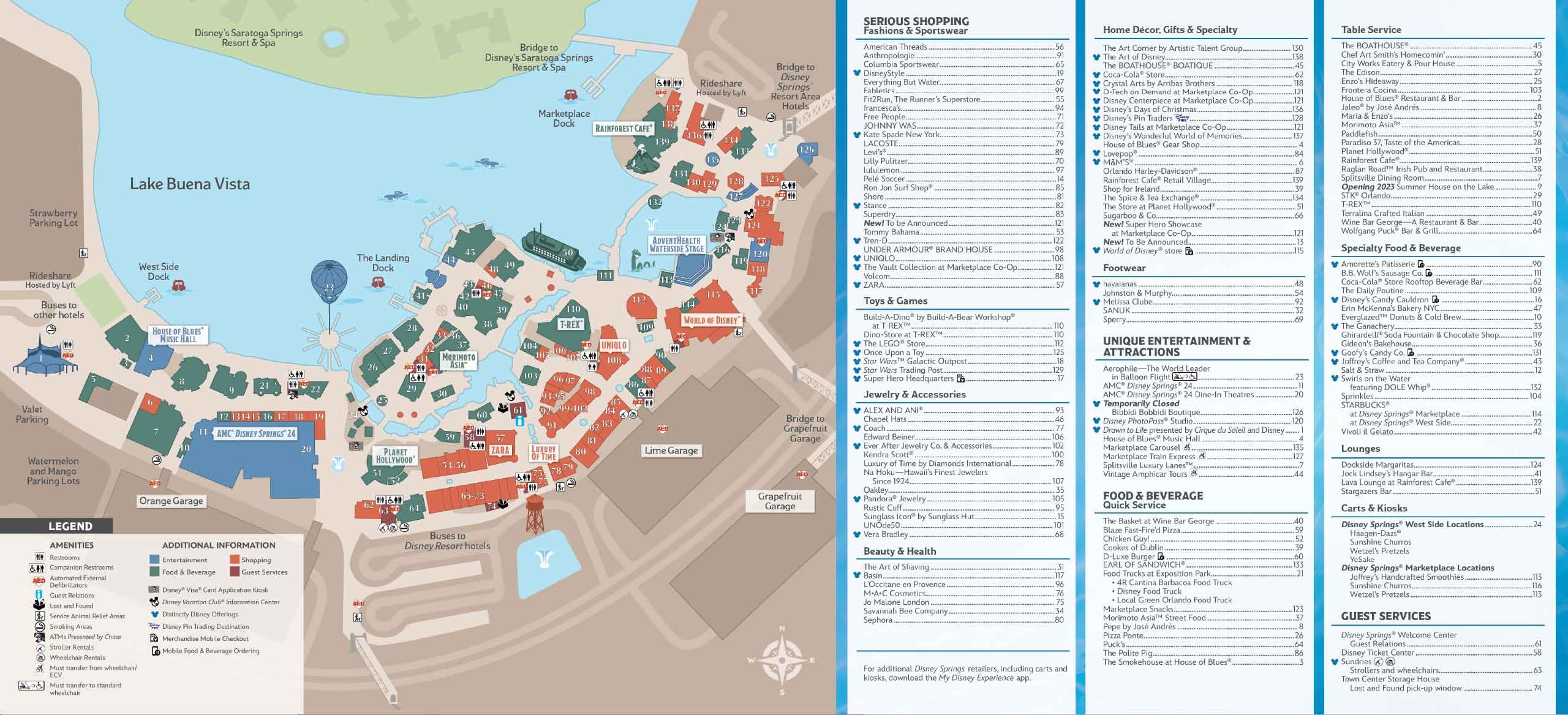 Disney Springs Map Mickey Central
