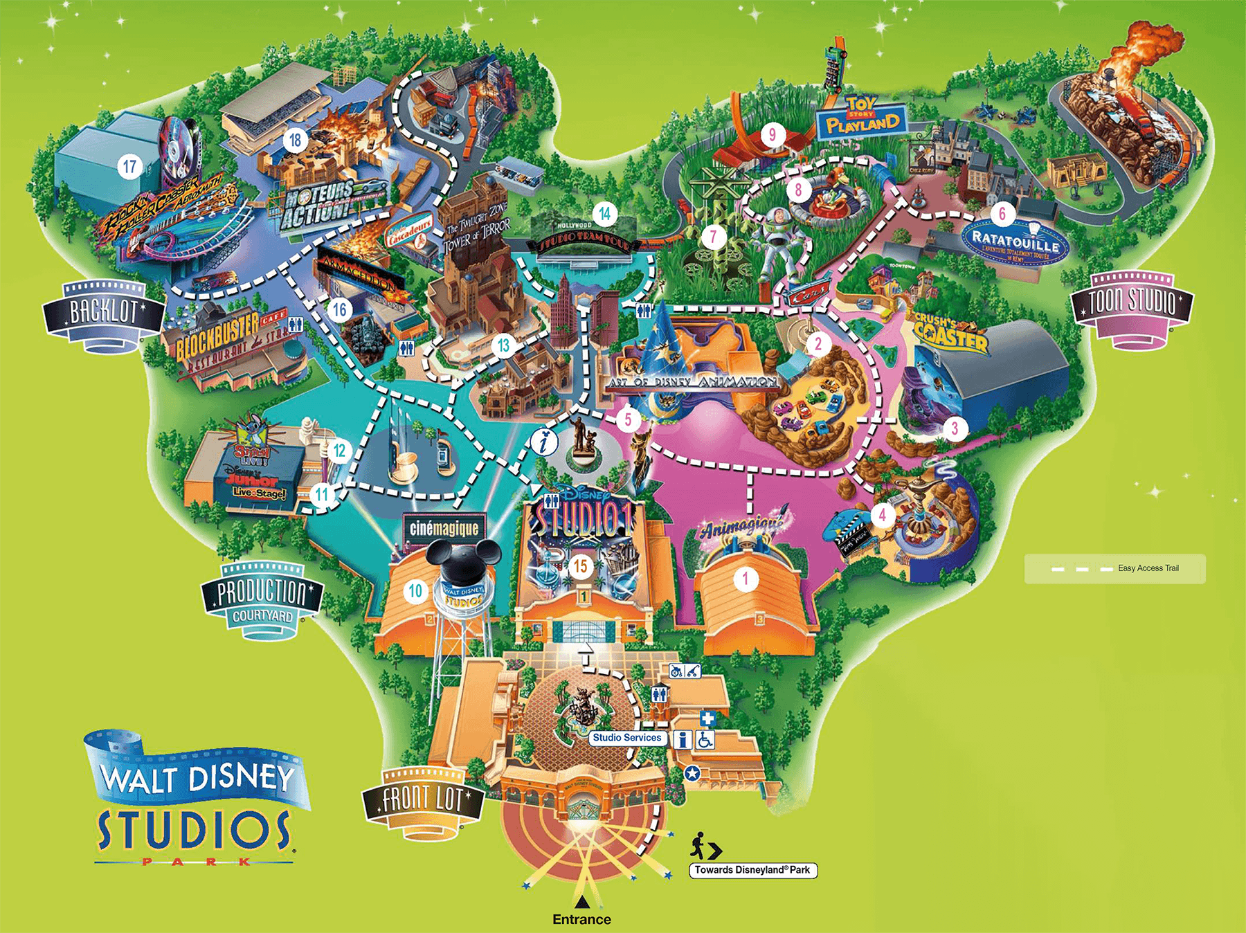 Disneyland Paris Park Maps DLP Tickets Worksheets Library