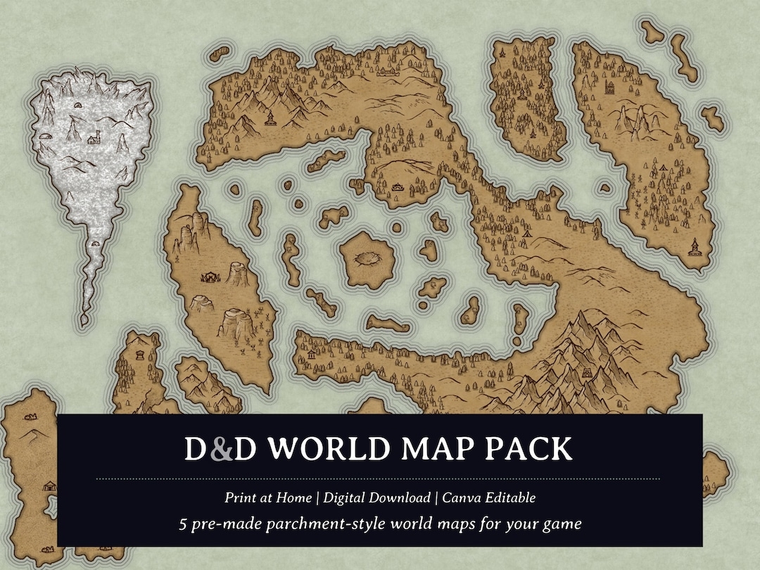 D&D Printable Maps