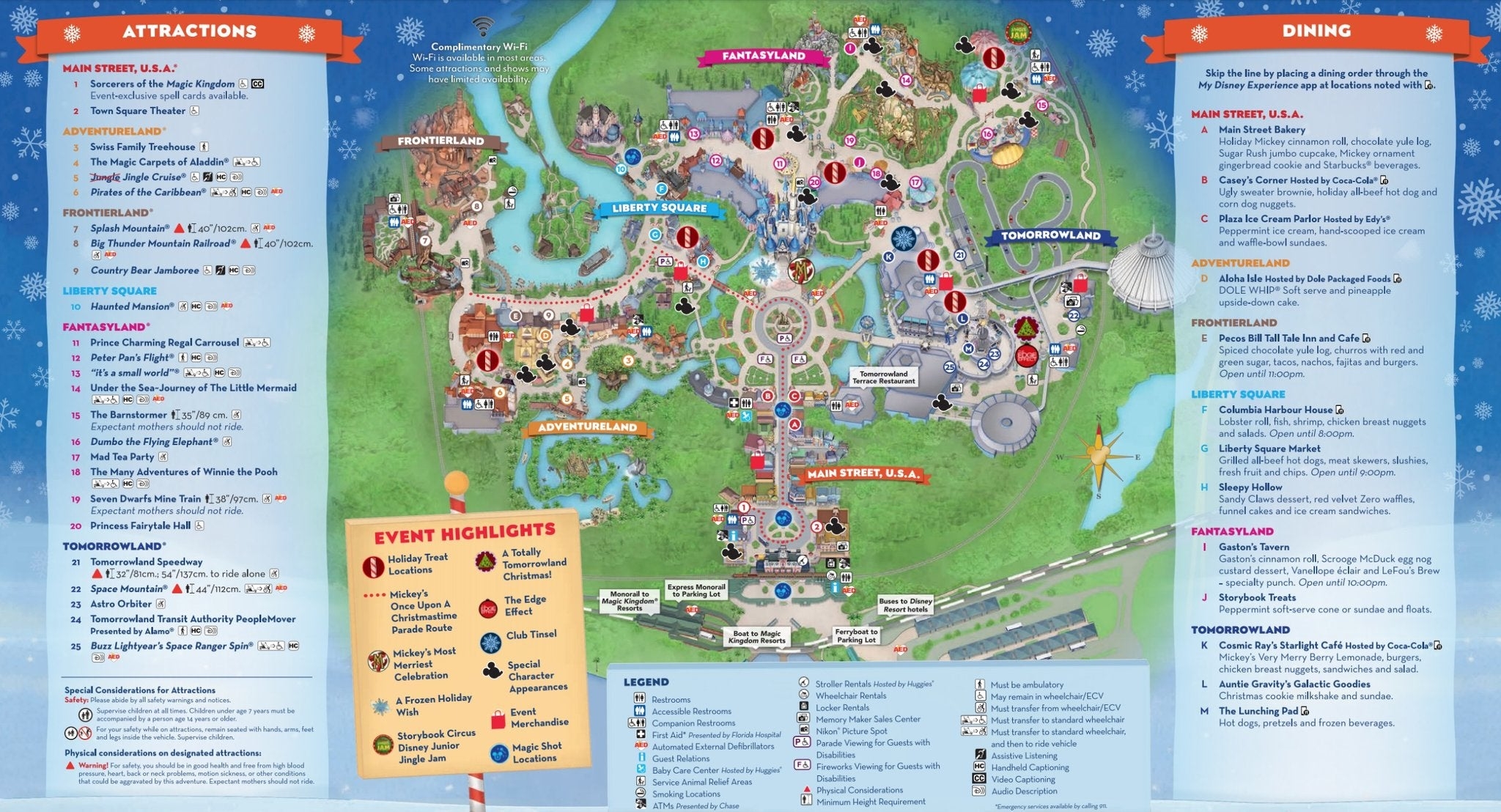 Magic Kingdom Park Map Printable