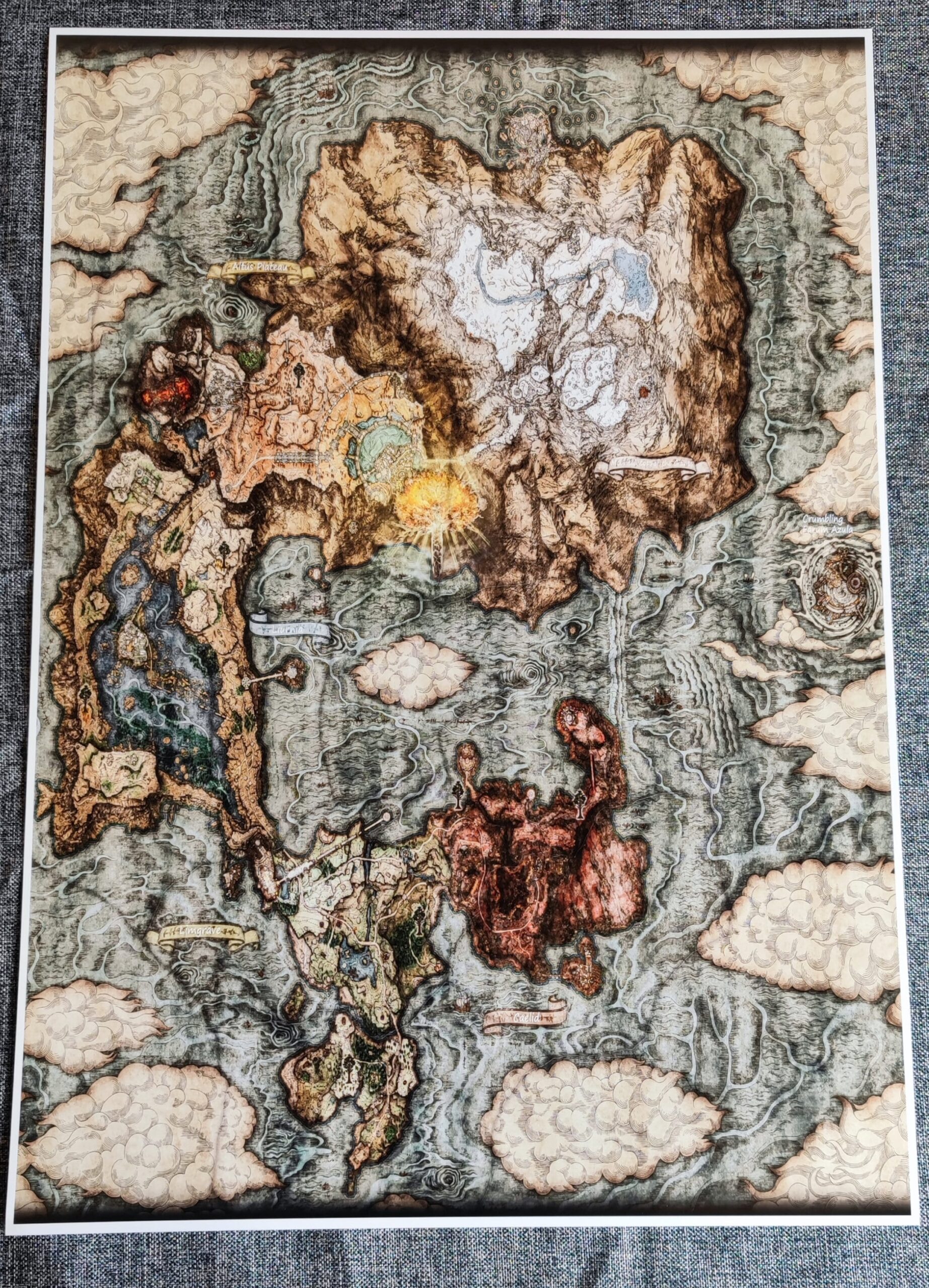 Elden Ring High Quality Map Etsy