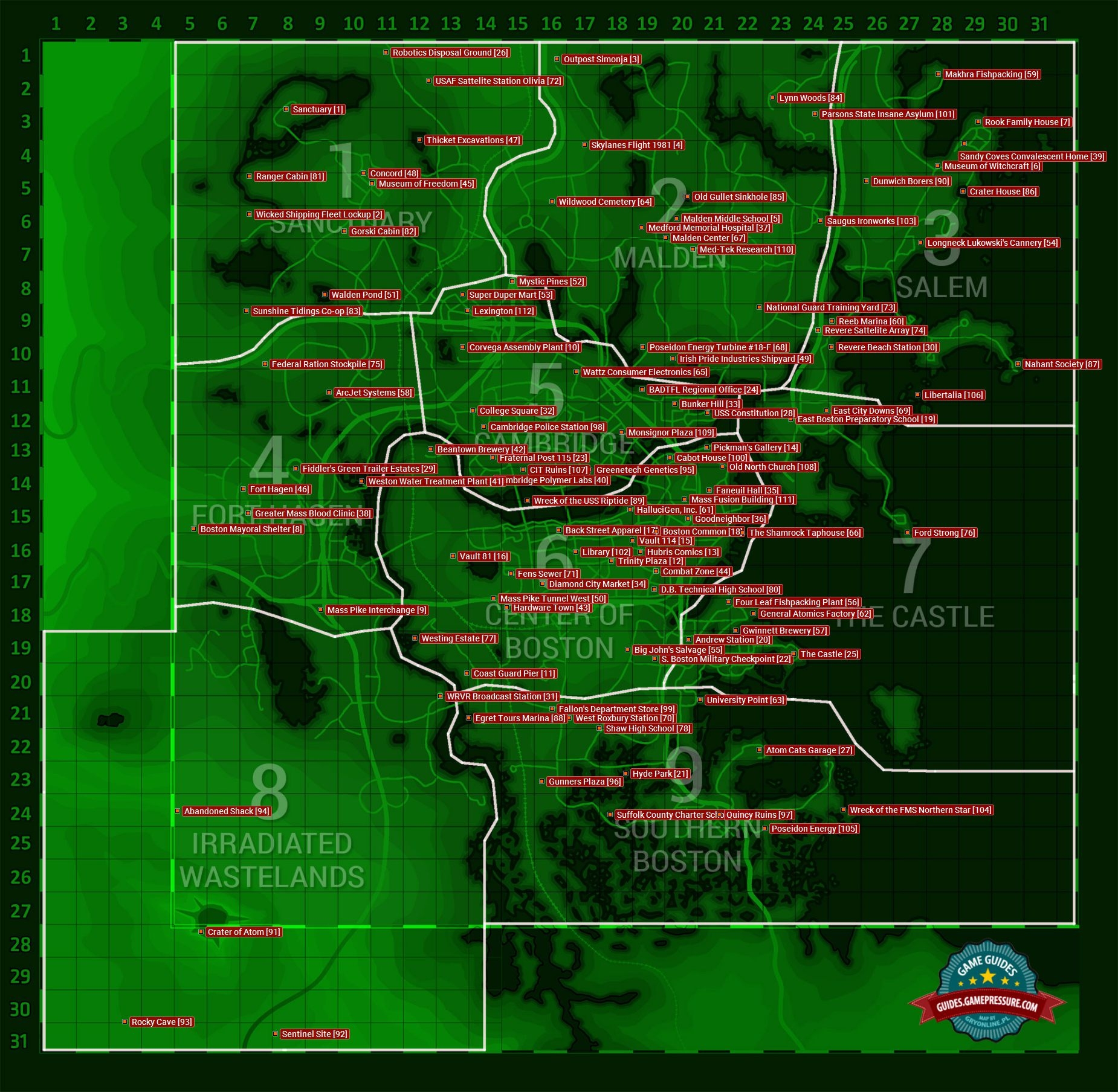 Fallout 4 All Magazines Map Gamepressure
