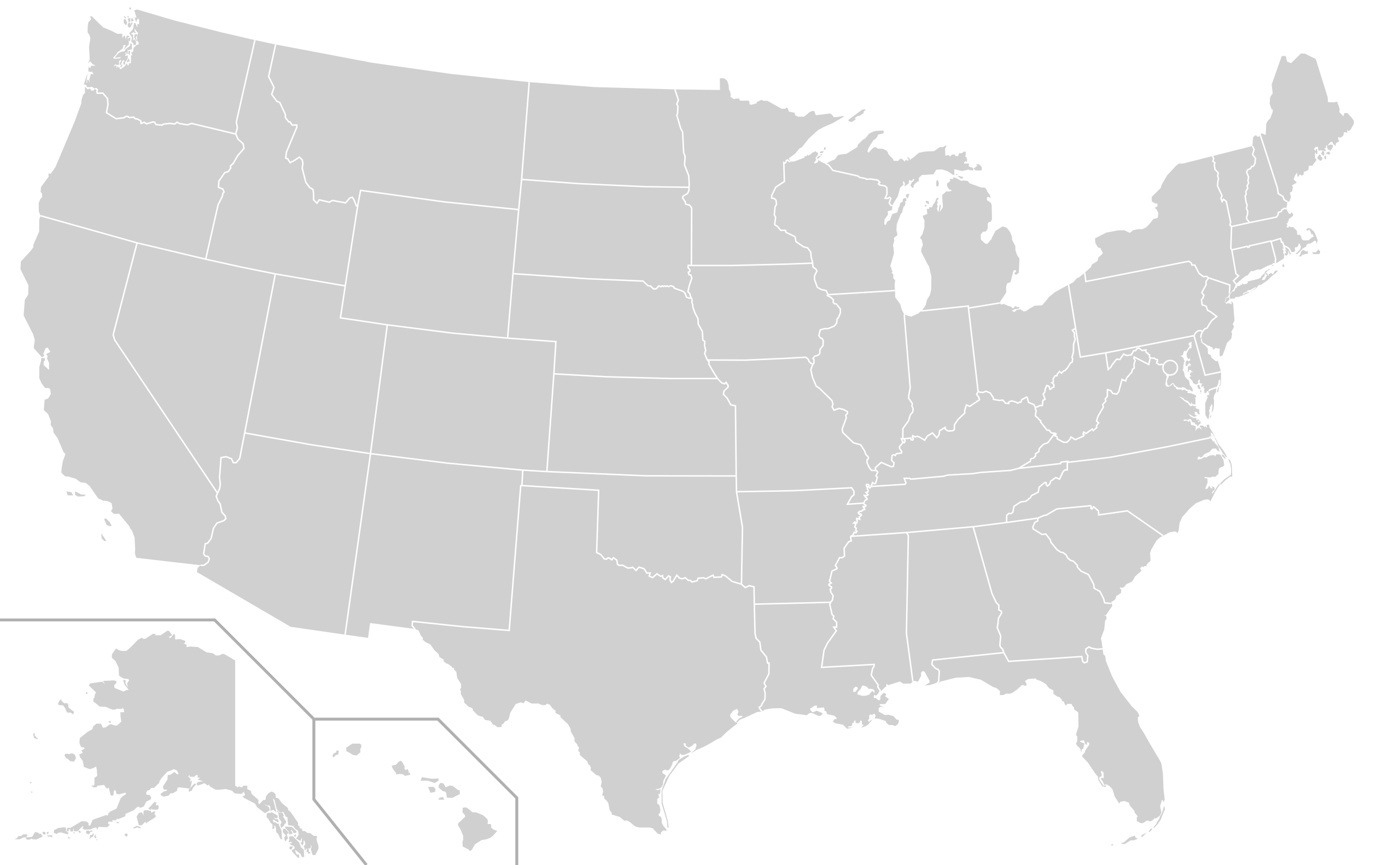 Free Printable Blank State Map