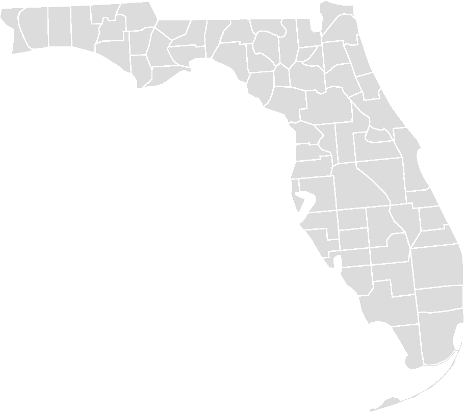 Printable County Map Of Florida