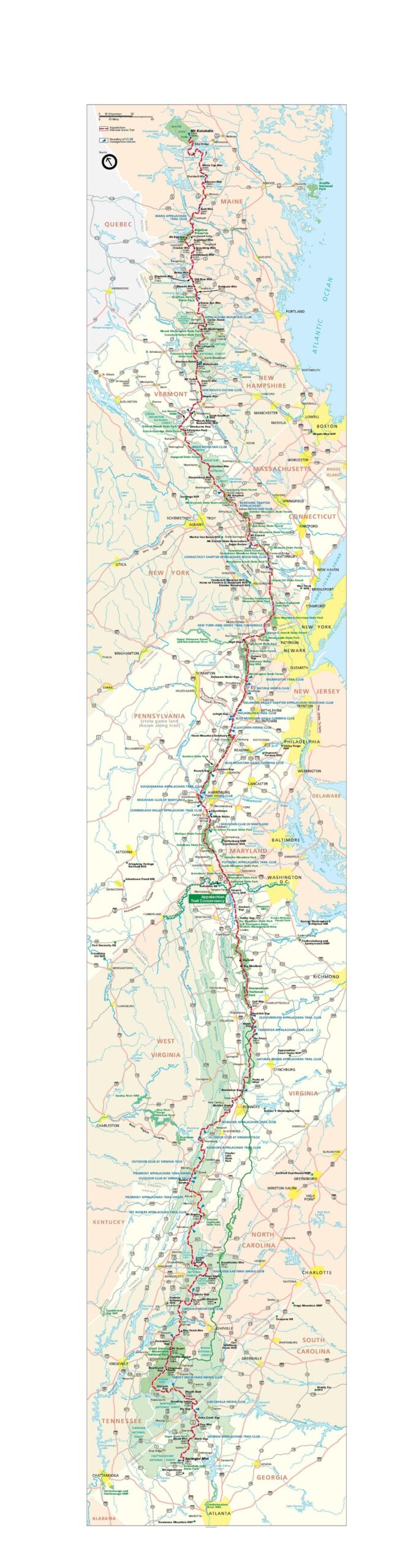 File NPS Appalachian trail map pdf Wikimedia Commons