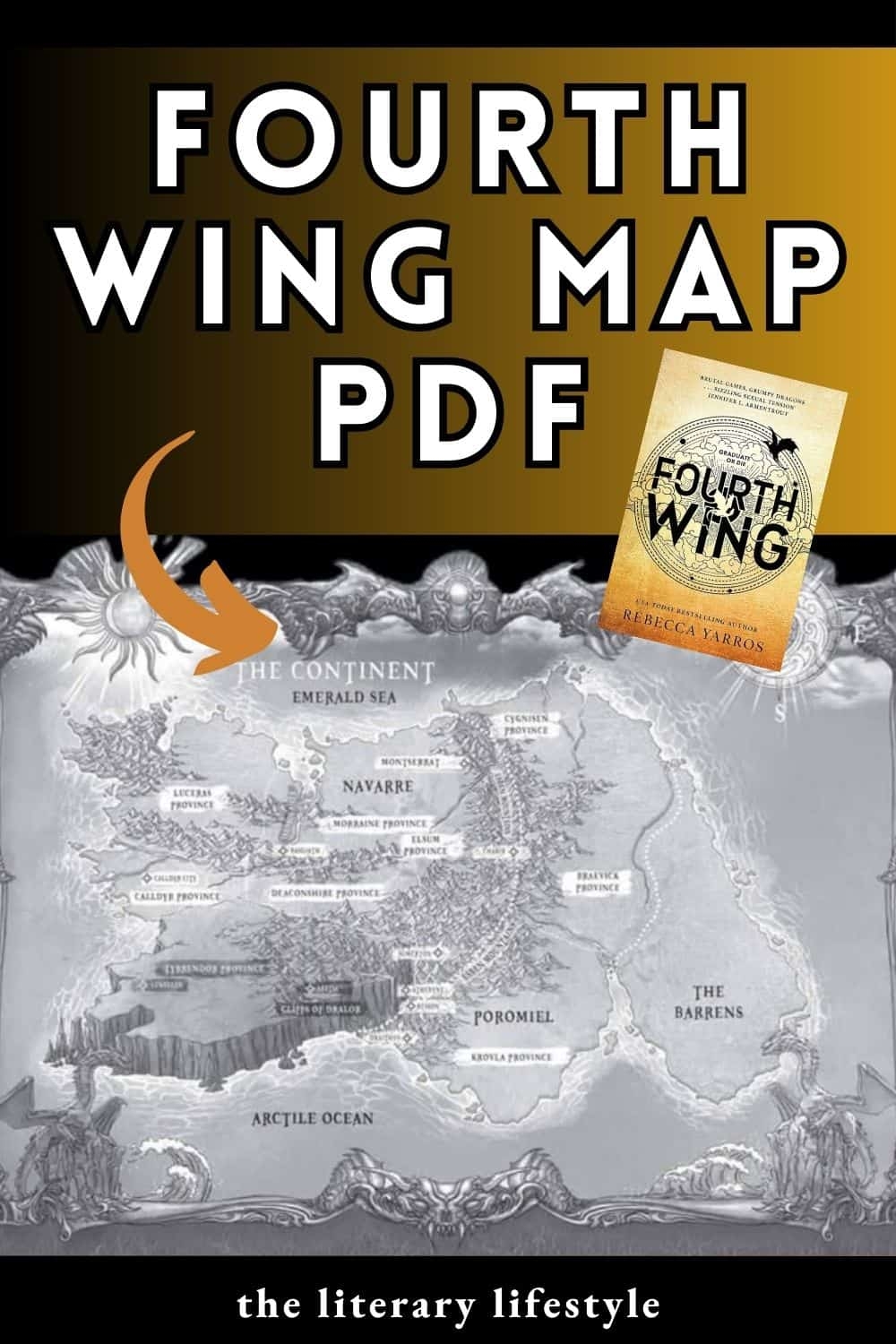 Fourth Wing Map Explained With Printable PDF 