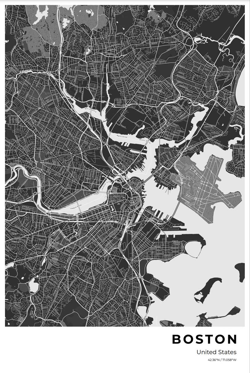 Printable Map Of Boston