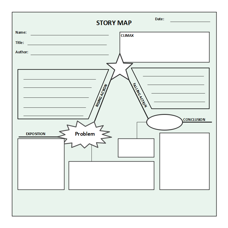 Free Printable Blank Story Maps