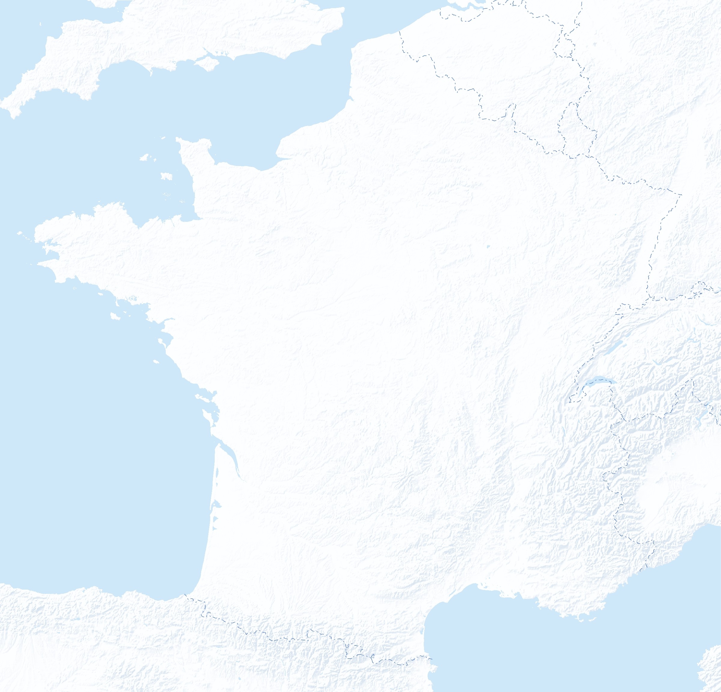 Map France Printable