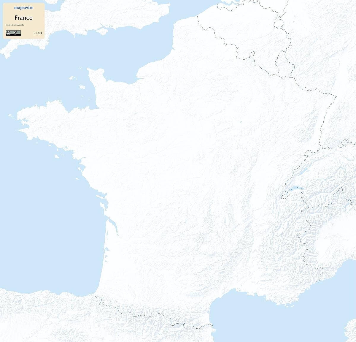 Printable France Map