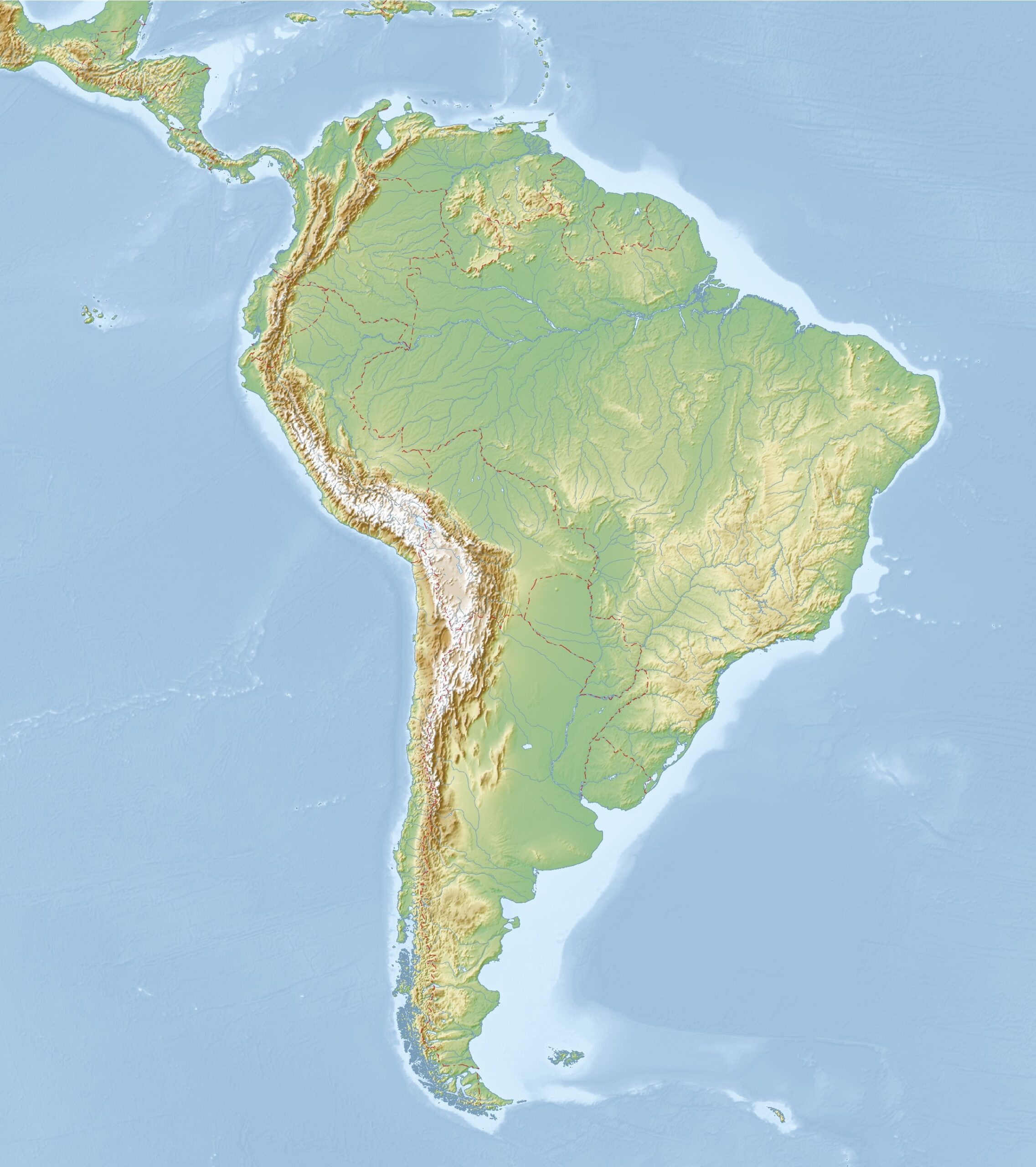 Free Maps Of South America Mapswire