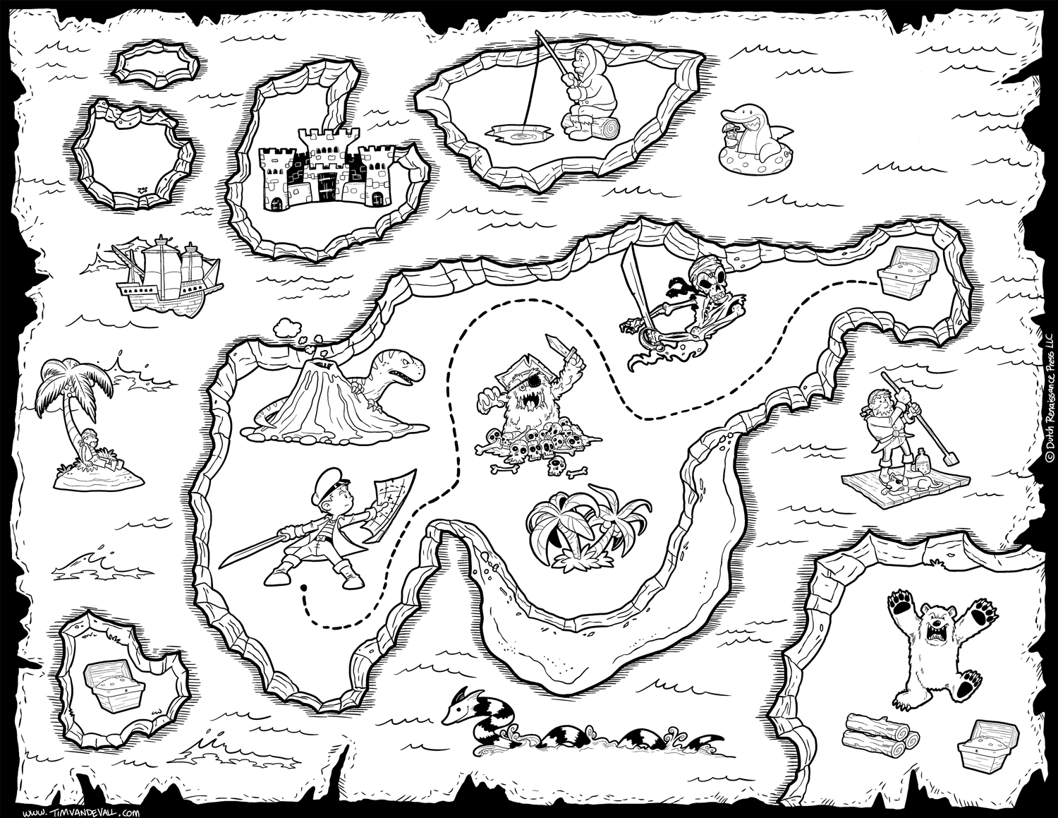 Free Pirate Treasure Maps For A Pirate Birthday Party Treasure Hunt Worksheets Library
