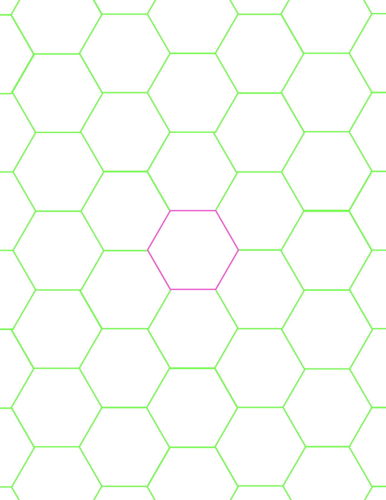Free Printable 1 inch Hexagon Templates Grid Layout U0026 Graph Paper Printables Hub