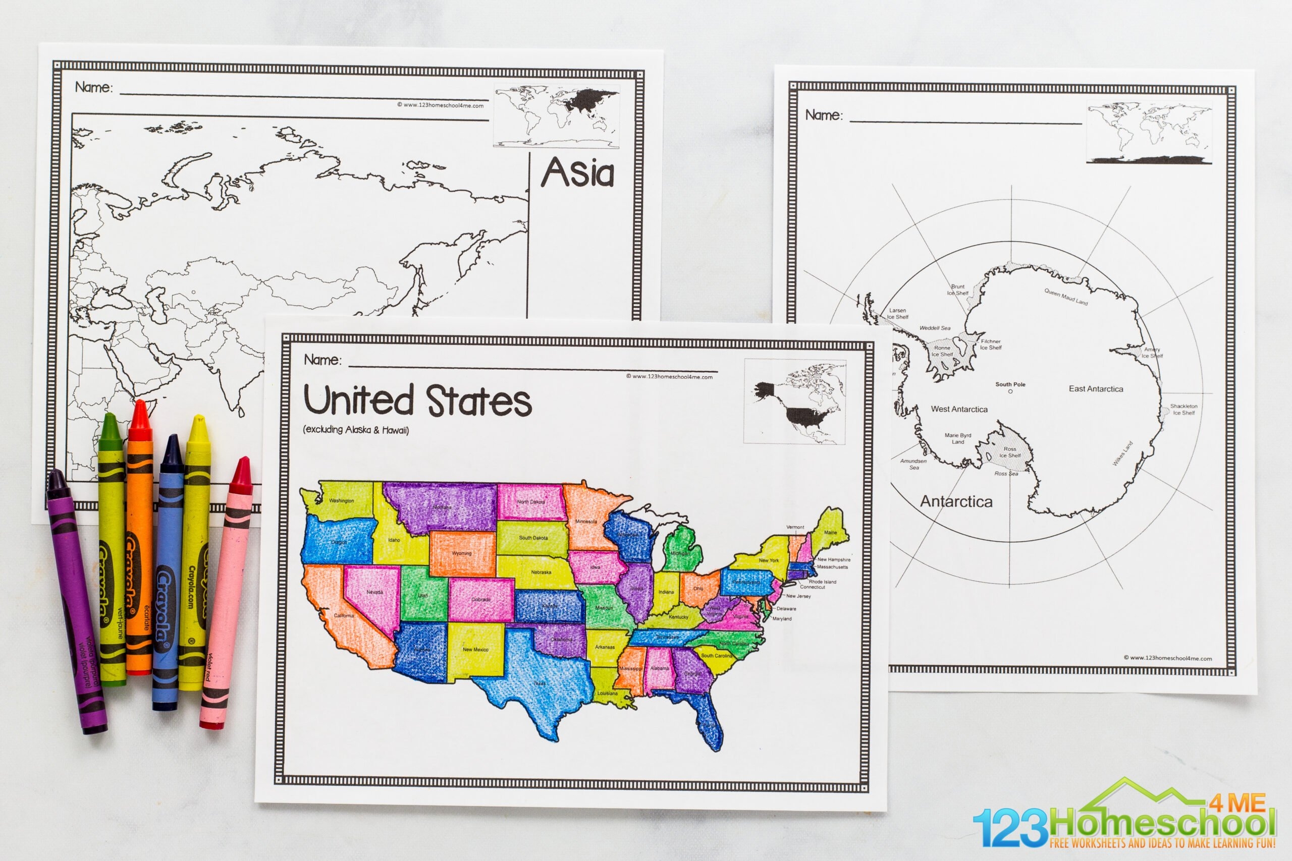 Free Printable Blank Map Of Usa