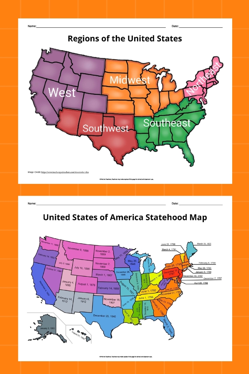 Printable Maps Of United States