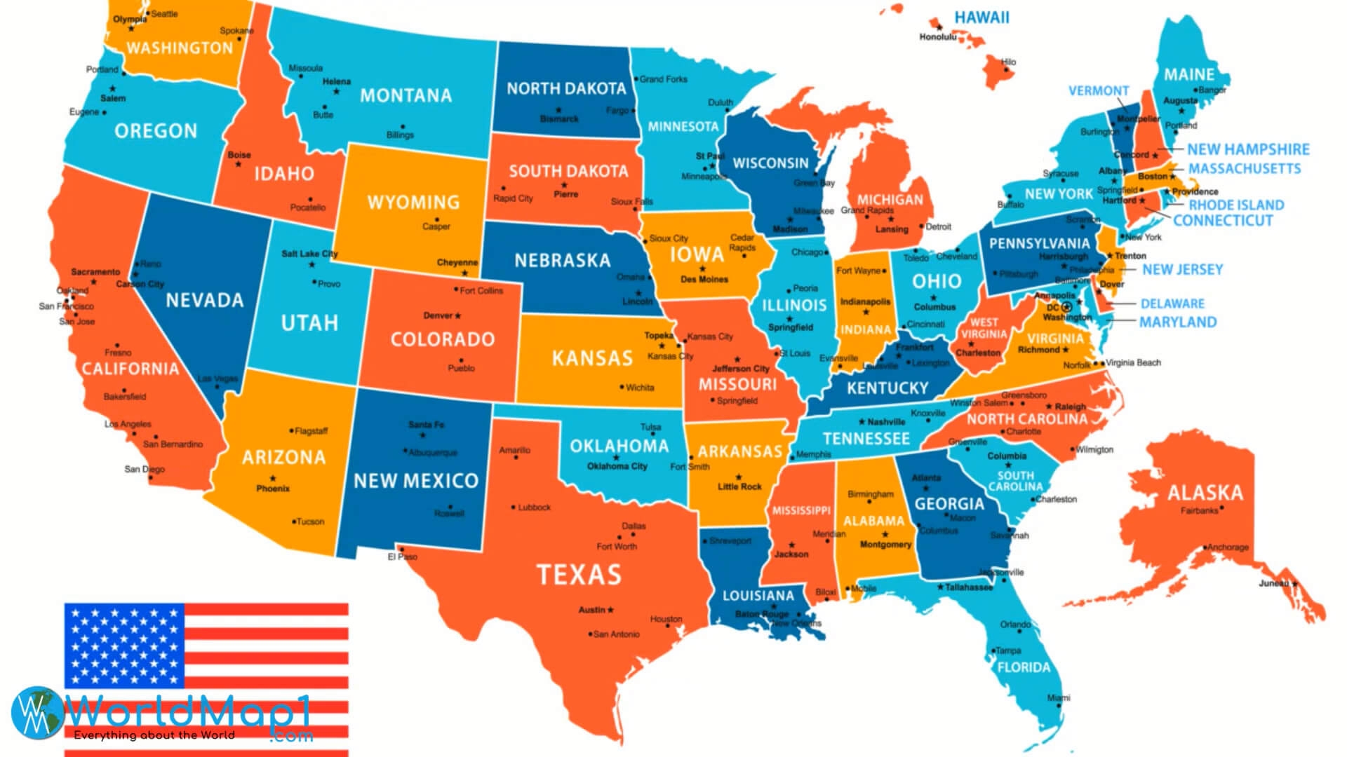 Printable Pdf United States Map