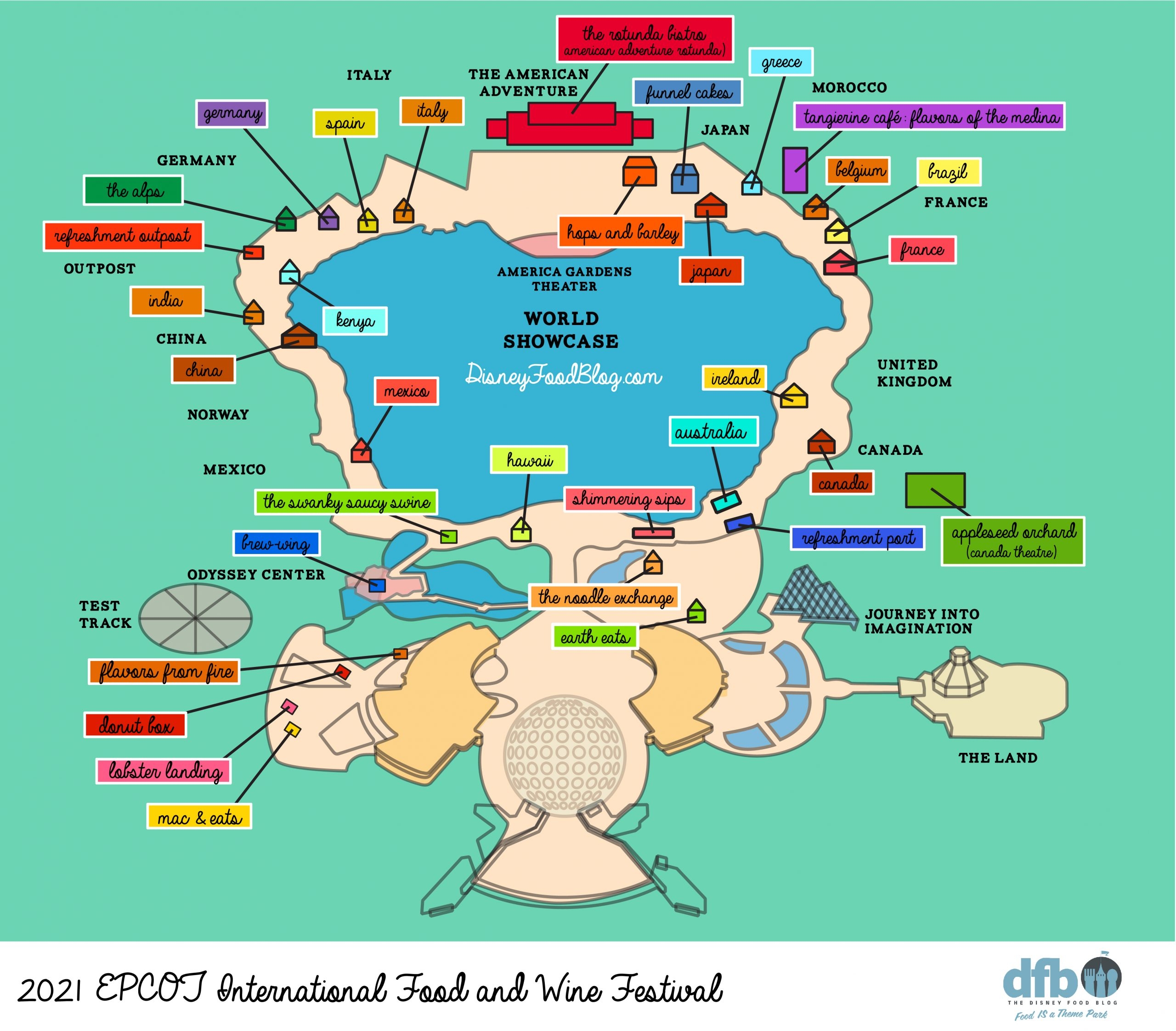 Epcot Map Printable