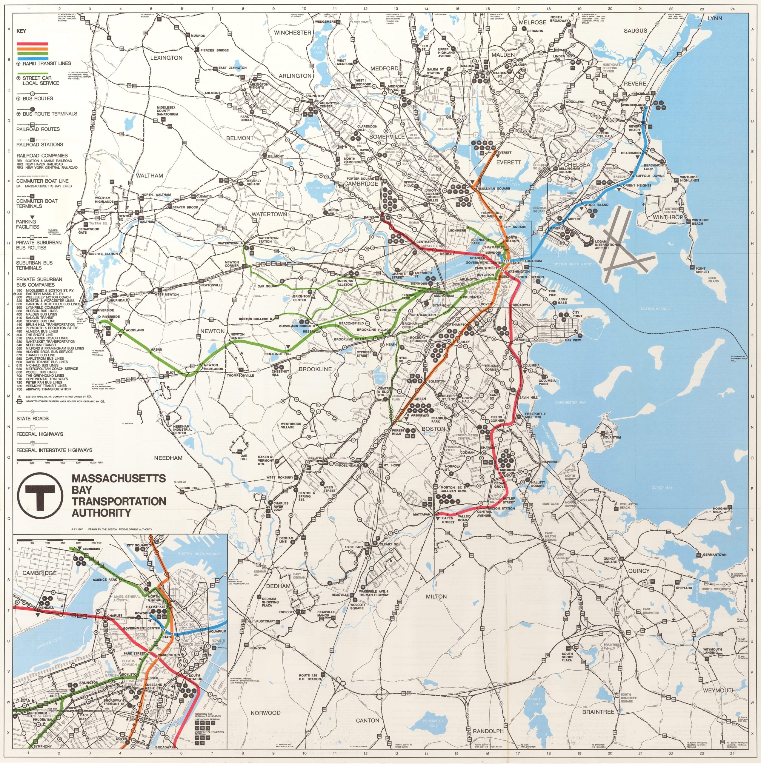 Boston Subway Map Printable