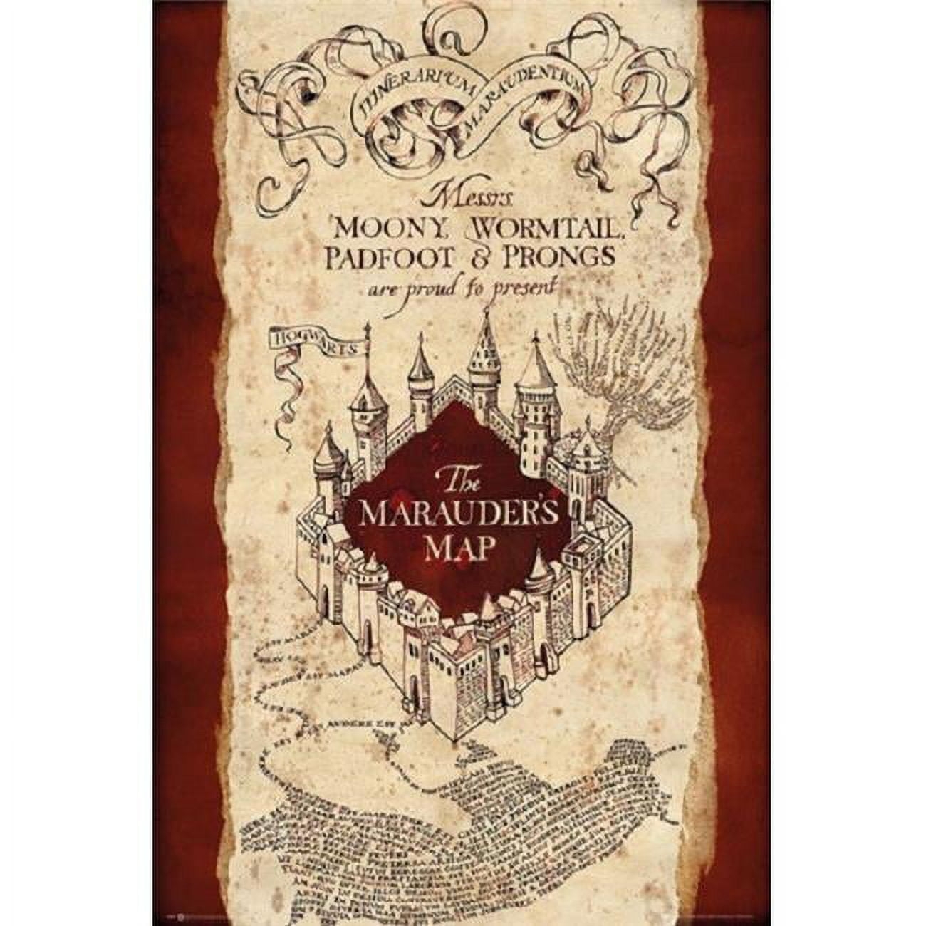 Printable Harry Potter Marauders Map