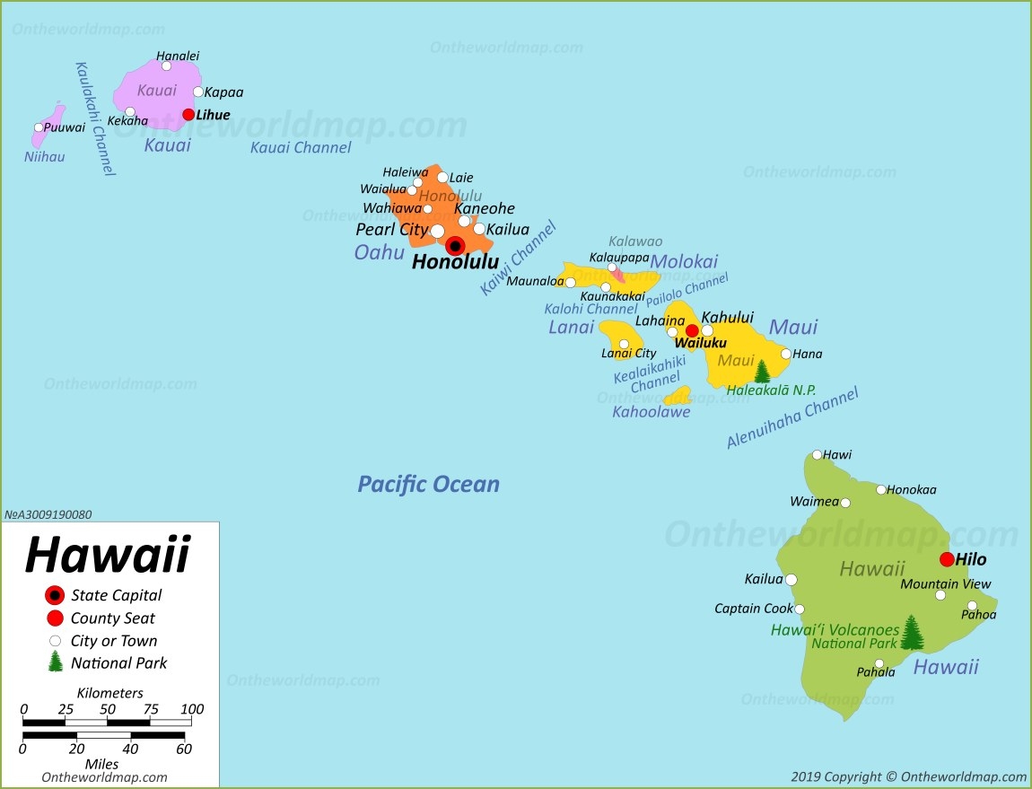 Hawaii Map USA Maps Of Hawaii Hawaiian Islands Worksheets Library