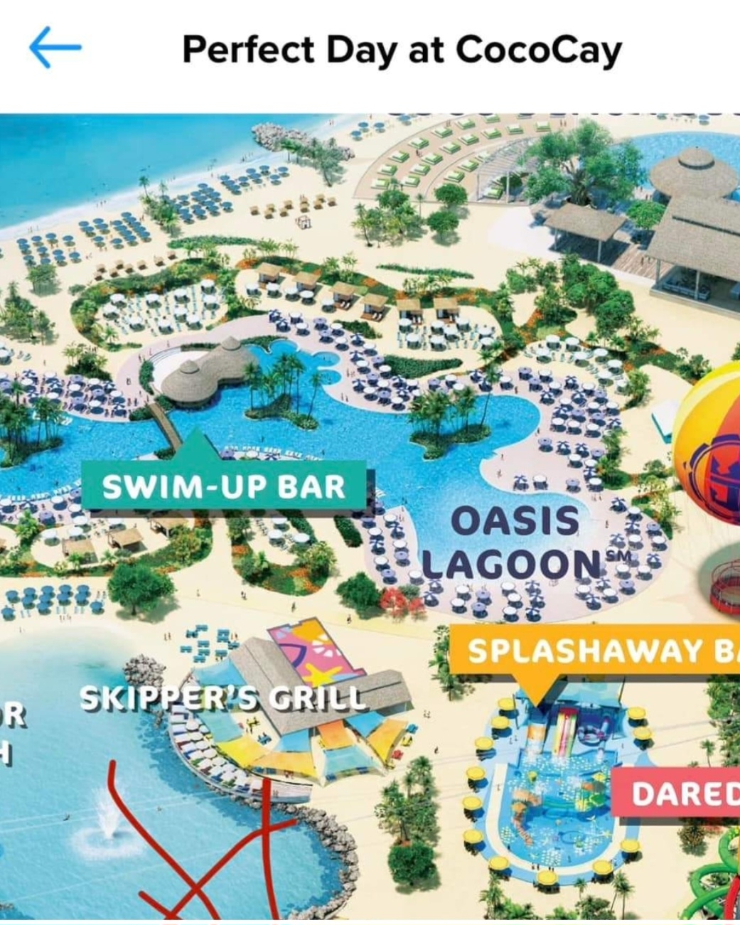 Here s The Coco Cay Island Map Jan 23 Cruise Forum