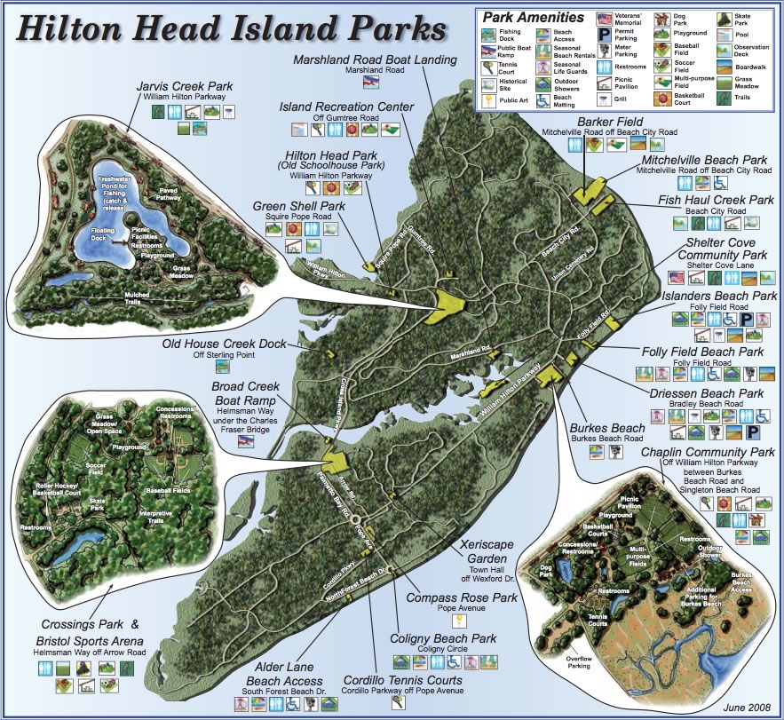 Hilton Head Island Maps Guide To Local Attractions And Hilton Head Plantation Resort Areas Including Hilton Head Plantation Palmetto Dunes Plantation Port Royal Plantation Sea Pines Plantation Shelter Cove Marina Shipyard