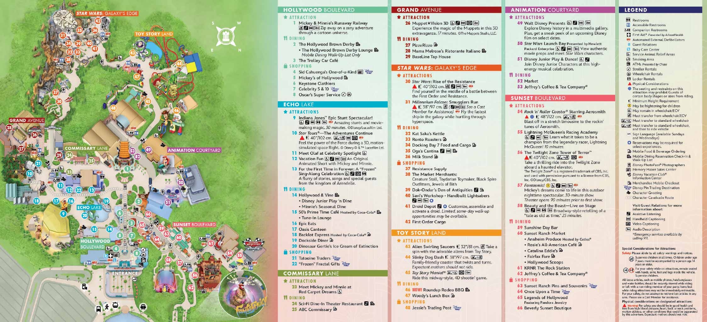 Hollywood Studios Map Mickey Central