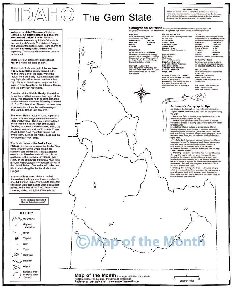 Idaho Map